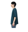 襟ライン ロゴ刺繍 半袖Tシャツ BU2345805:65:GREEN