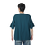 襟ライン ロゴ刺繍 半袖Tシャツ BU2345805:65:GREEN