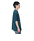 襟ライン ロゴ刺繍 半袖Tシャツ BU2345805:65:GREEN