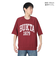 裾リブミニ裏毛 半袖Tシャツ BU2345806:39:WINE
