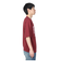 裾リブミニ裏毛 半袖Tシャツ BU2345806:39:WINE