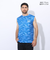 ドライプラスクール シャインブロック メッシュ ノースリーブ CT4S0018-TR863-GRSD BLU