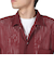 シアー半袖シャツ BU2345802 39 WINE