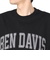 ベンデイビス（BEN DAVIS）アーチロゴ 半袖Tシャツ 24580035-BLK