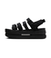 ナイキ（NIKE）スポーツサンダル ウィメンズ アイコンクラシックサンダル ブラック DH0223-004 厚底 面ファスナー レジャー 街履き ビーチ