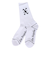 エクストララージ（XLARGE）ロゴ ソックス 101242054003-WHITE