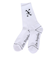 エクストララージ（XLARGE）ロゴ ソックス 101242054003-WHITE