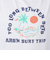 エアボーン（ARBN）ショートスリーブ PALM TREE 半袖 Tシャツ AB24SSM-APP0105-WHT