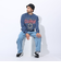 エクストララージ（XLARGE）MOTORS クルーネック スウェット トレーナー 101241012011-NAVY