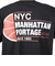 マンハッタンポーテージ（ManhattanPortage）半袖プリントTシャツ 24SS-MP-M577 BLK
