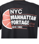 マンハッタンポーテージ（ManhattanPortage）半袖プリントTシャツ 24SS-MP-M577 BLK