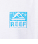 リーフ（REEF）スクエアロゴ半袖Tシャツ RFTEM2412-WT/BL