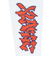 エクストララージ（XLARGE）GRAFFITI ロゴ ソックス 101241054010-WHITE