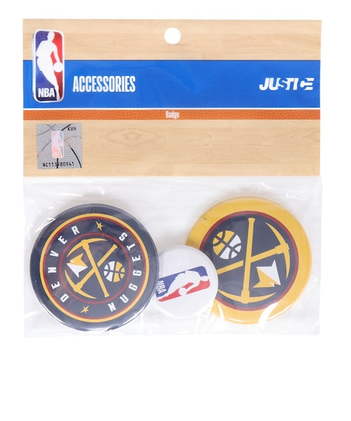 エヌビーエー（NBA）缶バッチセット デンバー・ナゲッツ NBA32715