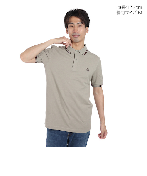 フレッドペリー（FRED PERRY）半袖ポロシャツ TWIN TIPPED