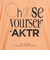 アクター（AKTR）バスケットボールウェア FEEL FREE ショートスリーブ コットン Tシャツ 124-041005 OR