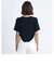 ロキシー（ROXY）ショート丈 ワンポイント OCEANO 半袖 リブTシャツ 24SURST242034BLK