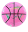 スポルディング（SPALDING）バスケットボール 6号球 マーブル ピンク ラバー 84-411Z