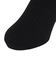 ふくらし ゆるピ丈 無地 リブ クルー丈 ソックス 37752W BLK