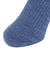 ふくらし ゆるピ丈 無地 リブ クルー丈 ソックス 37752W SAX