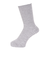 ふくらし ゆるピ丈 リブ クルー丈 ソックス 37752W GRY