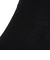 ふくらし ゆるピ丈 クルー丈 5本指 ソックス 37781 BLK