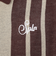 SPLR（SPLR）ストライプ ジップ ニット ポロシャツ 2412-18116-00260