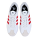 アディダス（adidas）スニーカー VLコート3.0 ホワイト レッド IF4464 カジュアル スポーツシューズ クッション性 タウン 町履き 登校 通学