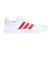 アディダス（adidas）スニーカー VLコート3.0 ホワイト レッド IF4464 カジュアル スポーツシューズ クッション性 タウン 町履き 登校 通学
