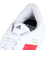アディダス（adidas）スニーカー VLコート3.0 ホワイト レッド IF4464 カジュアル スポーツシューズ クッション性 タウン 町履き 登校 通学