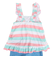 アーノルドパーマー（Arnold Palmer）水着 キッズ 女の子 ボーダー ワンピース 312201-24 PNK
