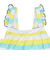 アーノルドパーマー（Arnold Palmer）水着 キッズ 女の子 ボーダー ワンピース 312201-24 YEL
