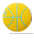 スポルディング（SPALDING）ミニボール スポンジ・ボブ スマイル ラバー 1号球 65-233J