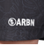 エアボーン（ARBN）水着 海水パンツ アウトライン サーフ ショートパンツ 水陸両用 AB24SSM-APP0915BLK