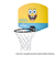 スポルディング（SPALDING）バスケットゴール マイクロミニ スポンジ・ボブ スマイル 79-056J