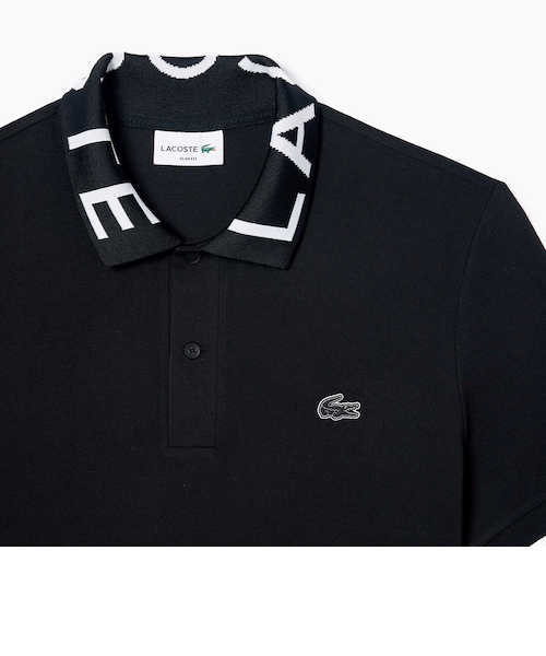 LACOSTE for BEAUTY&YOUTH ジャカード ニット ポロシャツ セール】 モノグラムジャカードコットンニットポロシャツ
