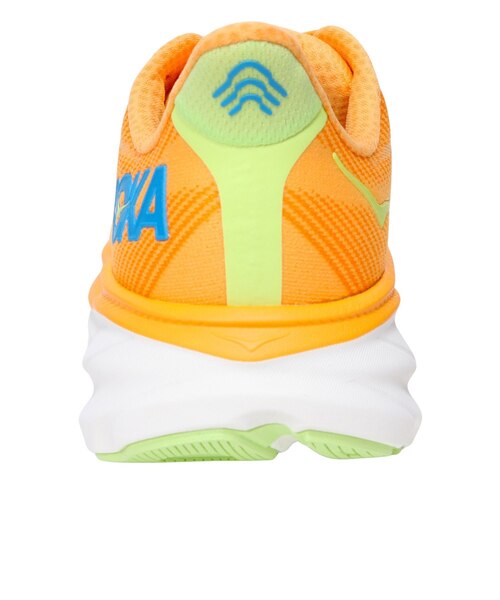 ホカ（HOKA）ランニングシューズ クリフトン9 ワイド オレンジ 1132210