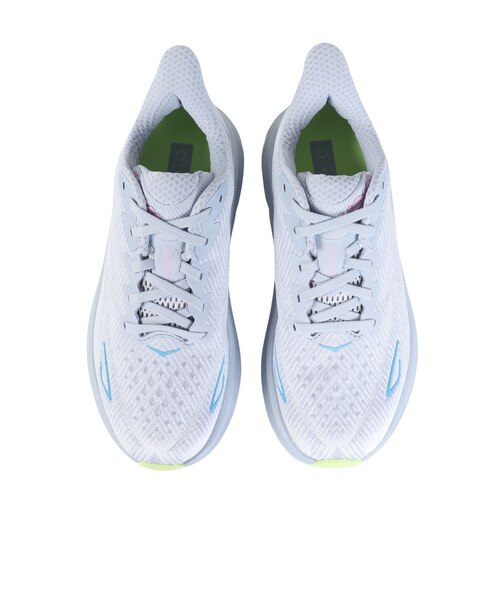 ホカ（HOKA）ランニングシューズ クリフトン9 ワイド グレー 1132211