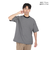 ヘルスニット（Healthknit）ナローボーダー ワイド クルーネック 半袖Tシャツ 51033 BLK/NAT