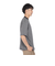 ヘルスニット（Healthknit）ナローボーダー ワイド クルーネック 半袖Tシャツ 51033 BLK/NAT