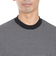 ヘルスニット（Healthknit）ナローボーダー ワイド クルーネック 半袖Tシャツ 51033 BLK/NAT