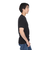 ヘルスニット（Healthknit）ベーシックワッフル ヘンリーネック 半袖Tシャツ 601S BLK