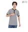 ヘルスニット（Healthknit）ベーシックワッフル ヘンリーネック 半袖Tシャツ ボーダー 601S BLK/OFF