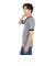 ヘルスニット（Healthknit）ベーシックワッフル ヘンリーネック 半袖Tシャツ ボーダー 601S BLK/OFF