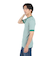 ヘルスニット（Healthknit）ベーシックワッフル ヘンリーネック 半袖Tシャツ ボーダー 601S GRN/OFF