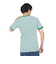 ヘルスニット（Healthknit）ベーシックワッフル クルーネック 半袖Tシャツ ボーダー 602S GRN/OFF
