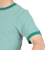 ヘルスニット（Healthknit）ベーシックワッフル クルーネック 半袖Tシャツ ボーダー 602S GRN/OFF