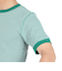 ヘルスニット（Healthknit）ベーシックワッフル クルーネック 半袖Tシャツ ボーダー 602S GRN/OFF