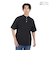 ヘルスニット（Healthknit）USAコットン ヘンリーネック 半袖Tシャツ HR24S-M002 BLK