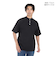 ヘルスニット（Healthknit）USAコットン ヘンリーネック 半袖Tシャツ HR24S-M002 BLK